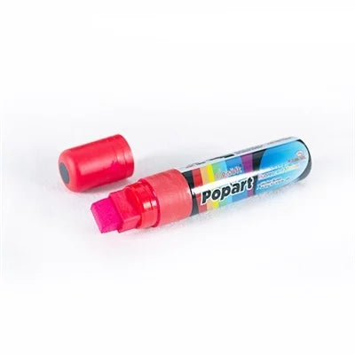 Krijtstift popart rood afbeelding