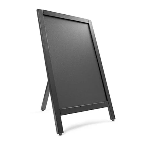 Krijtstoepbord ZWART 55x85cm (enkel)