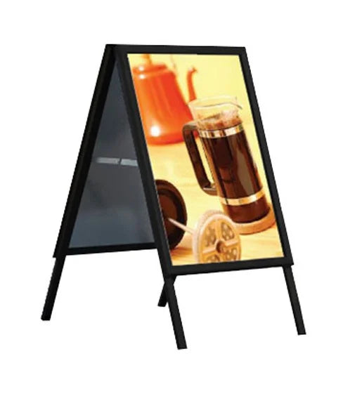 Product afbeelding- Stoepbord A-model Indoor B1 Zwart