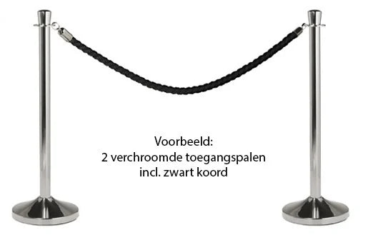 Toegangspalen voorbeeld afbeelding