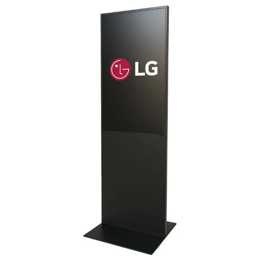 Vrijstaande Digitale Zuil 43" – LG 4K IPS Display (Zwart)