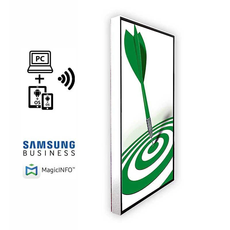 Digitaal Informatiebord Wand 43inch Samsung Display Wit