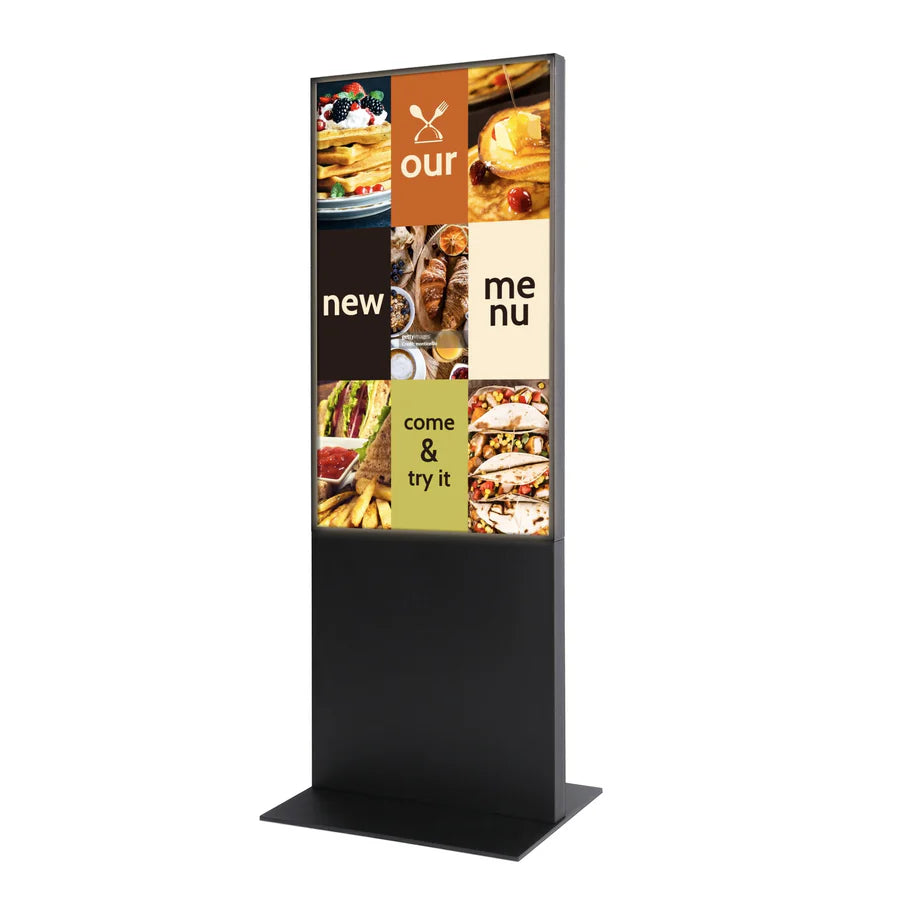Zwart horeca bord