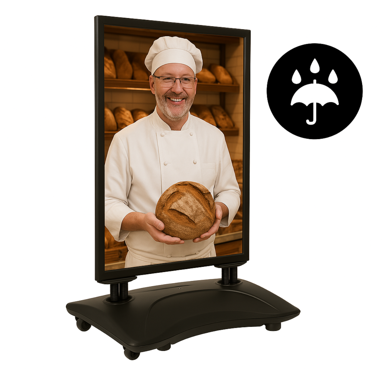 Stoepbord bakkerij
